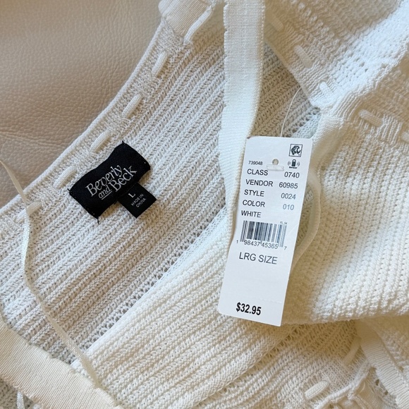 (NWT) Pacsun White Knit Cotton Crop Tank - Picture 2 of 6